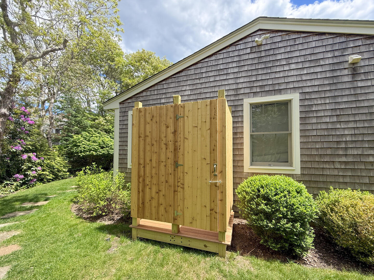 Enclosed Outdoor Shower