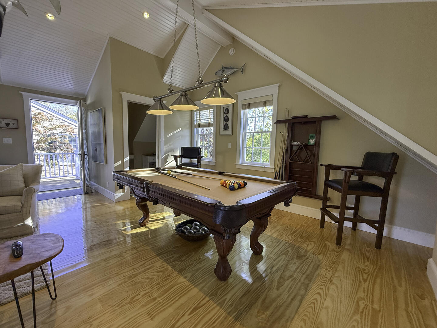 Pool Table, Above Garage