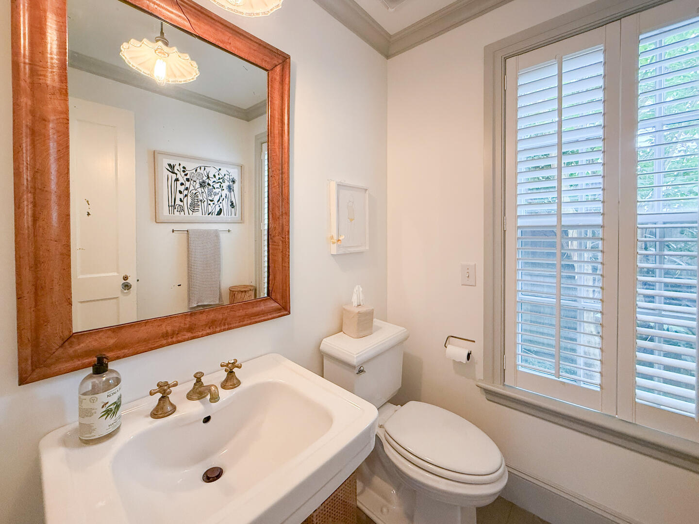 Powder Room, First Floor