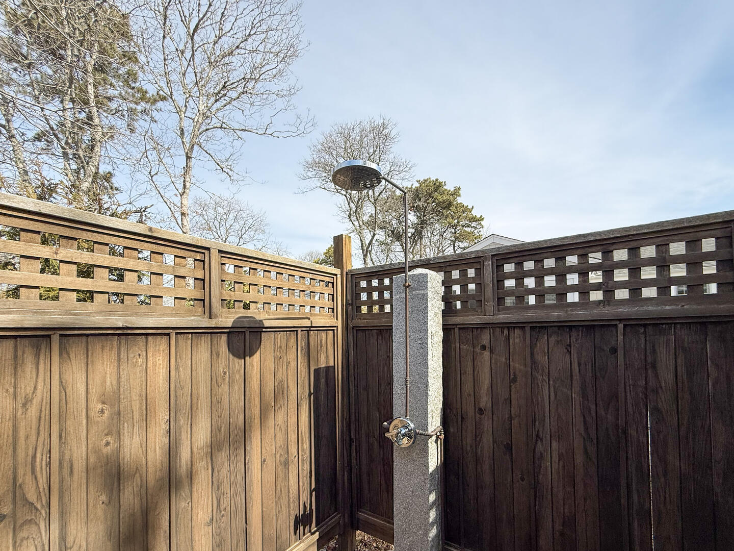 Enclosed Outdoor Shower