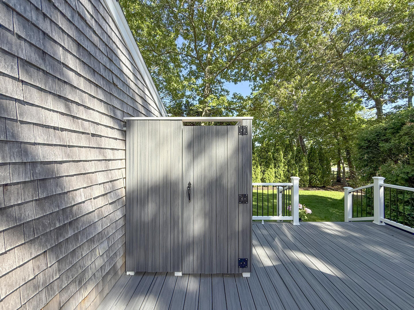 Enclosed Outdoor Shower