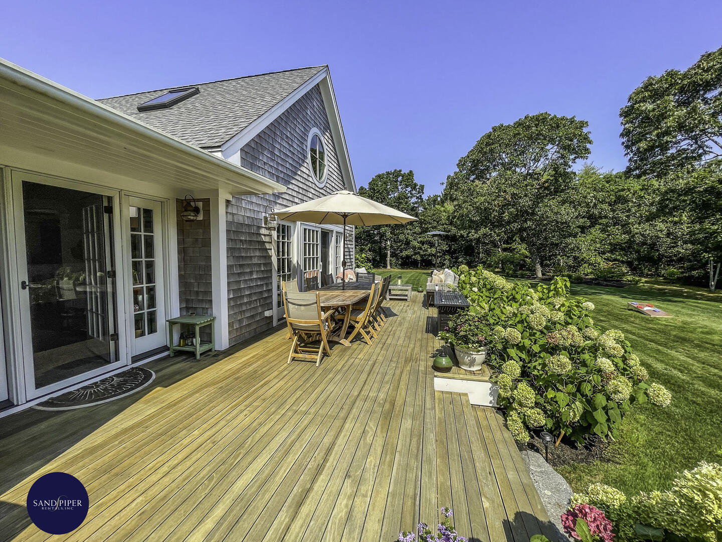 Rear Deck with Outdoor Dining