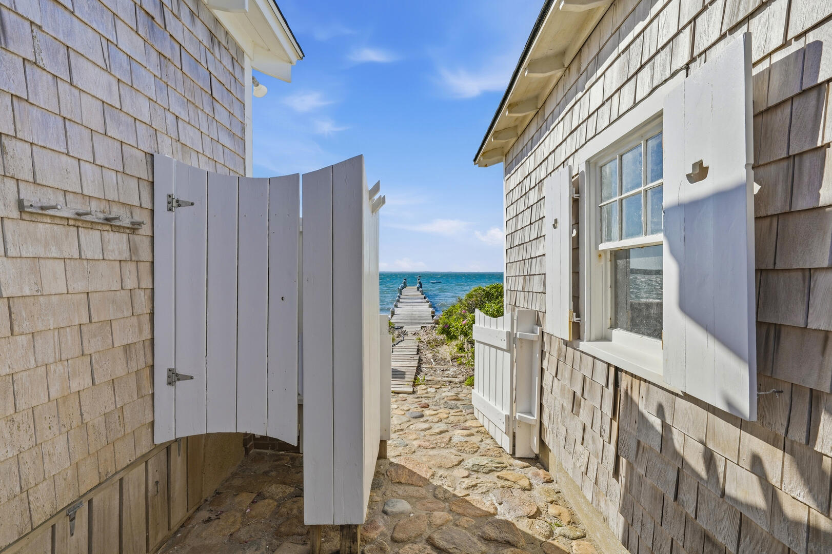 Enclosed Outdoor Shower