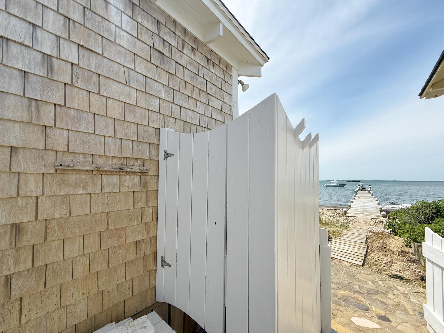 Enclosed Outdoor Shower