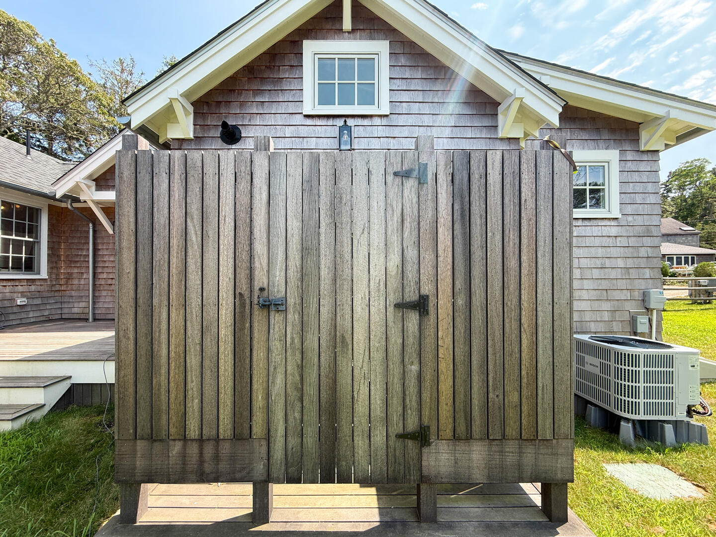 Enclosed Outdoor Shower