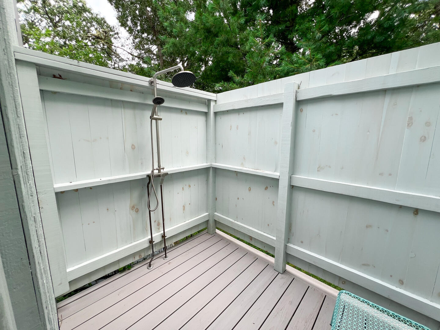 Enclosed Outdoor Shower