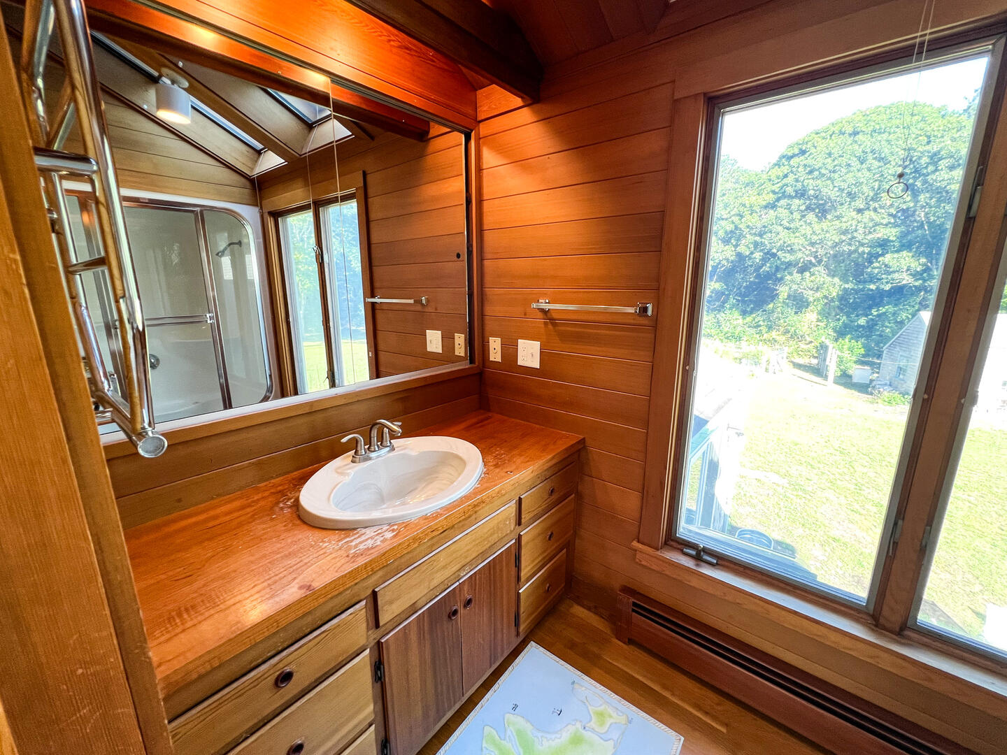 Hall Bath with a Shower Tub Combo, Second Floor