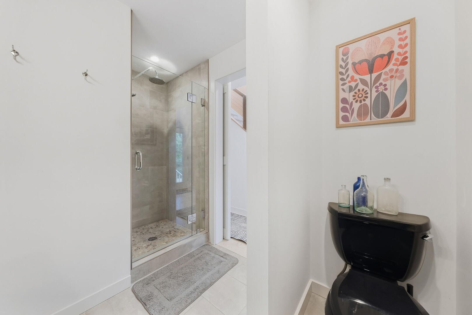 Hall Bath with a Shower Stall, Guest House
