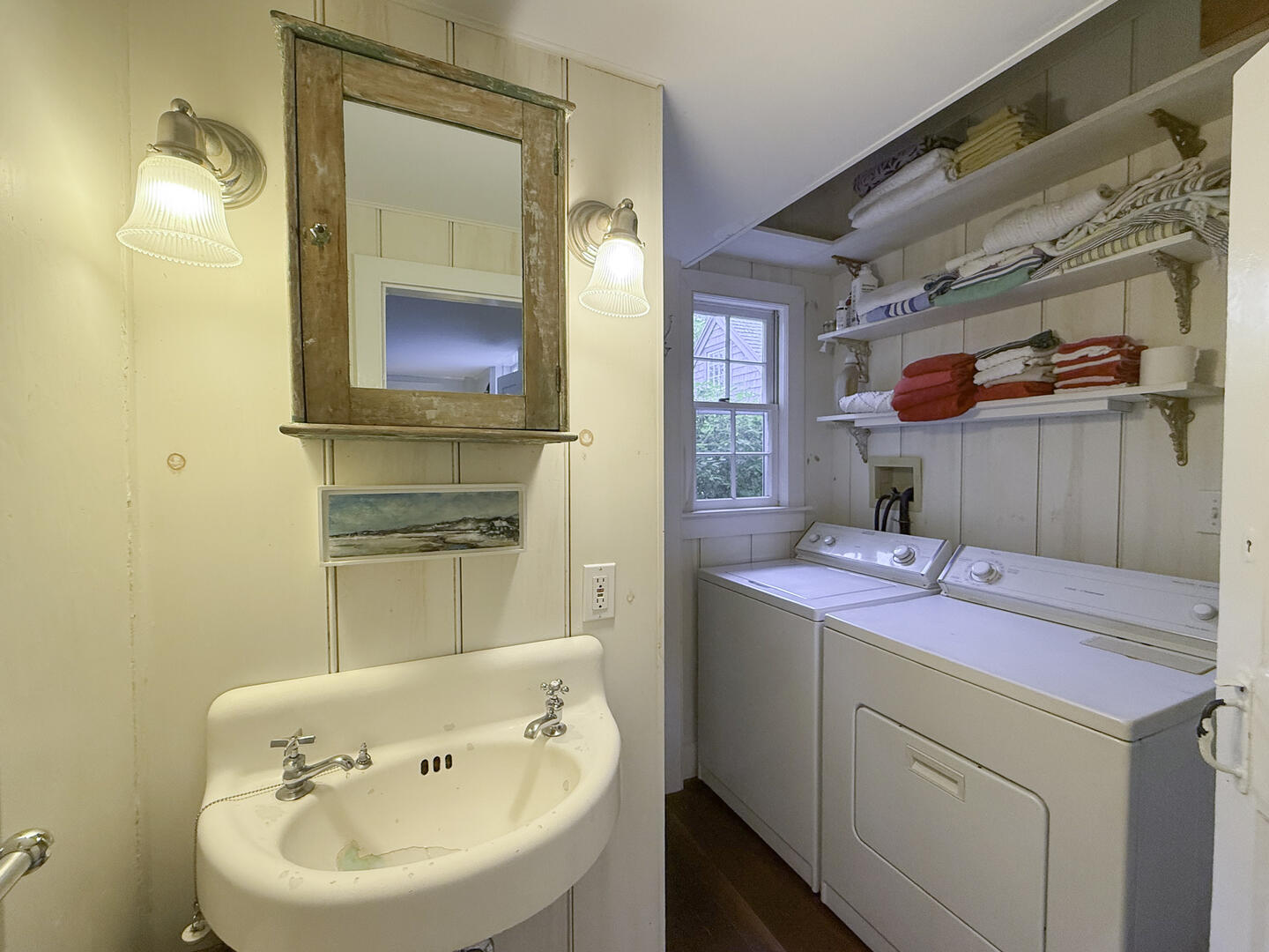 Hall Bath with Shower Stall, First Floor