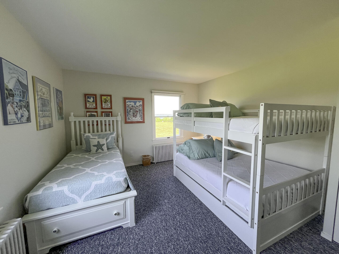 BR3 Double Bunk Bed plus Twin with Trundle, First Floor