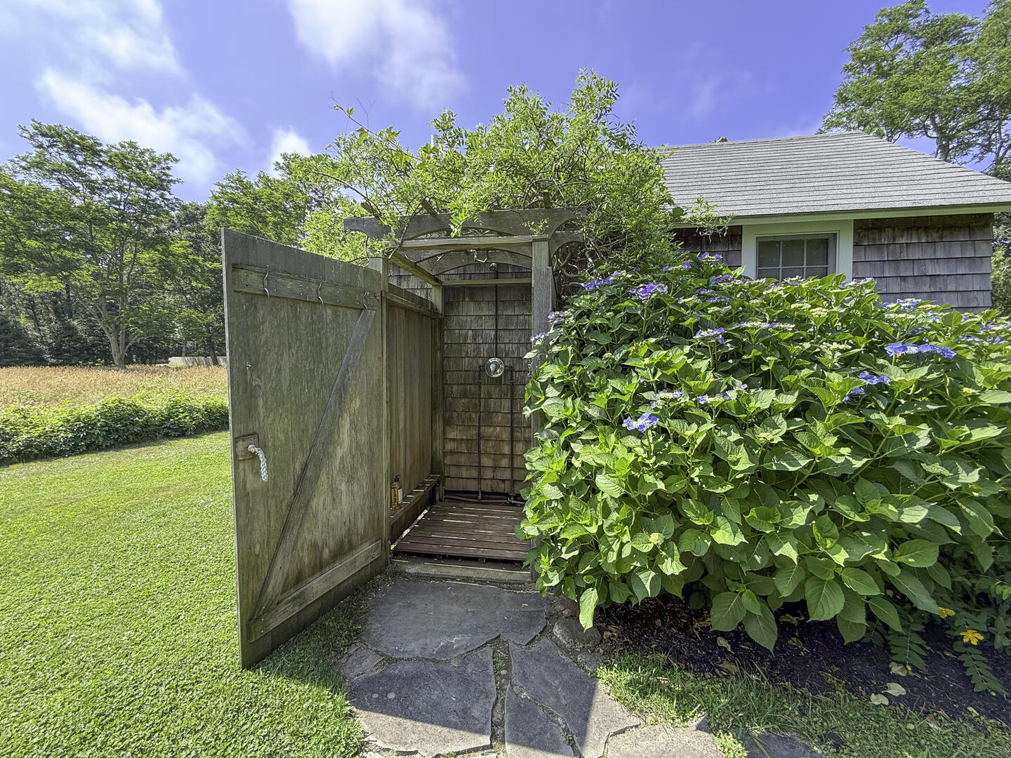 Enclosed Outdoor Shower