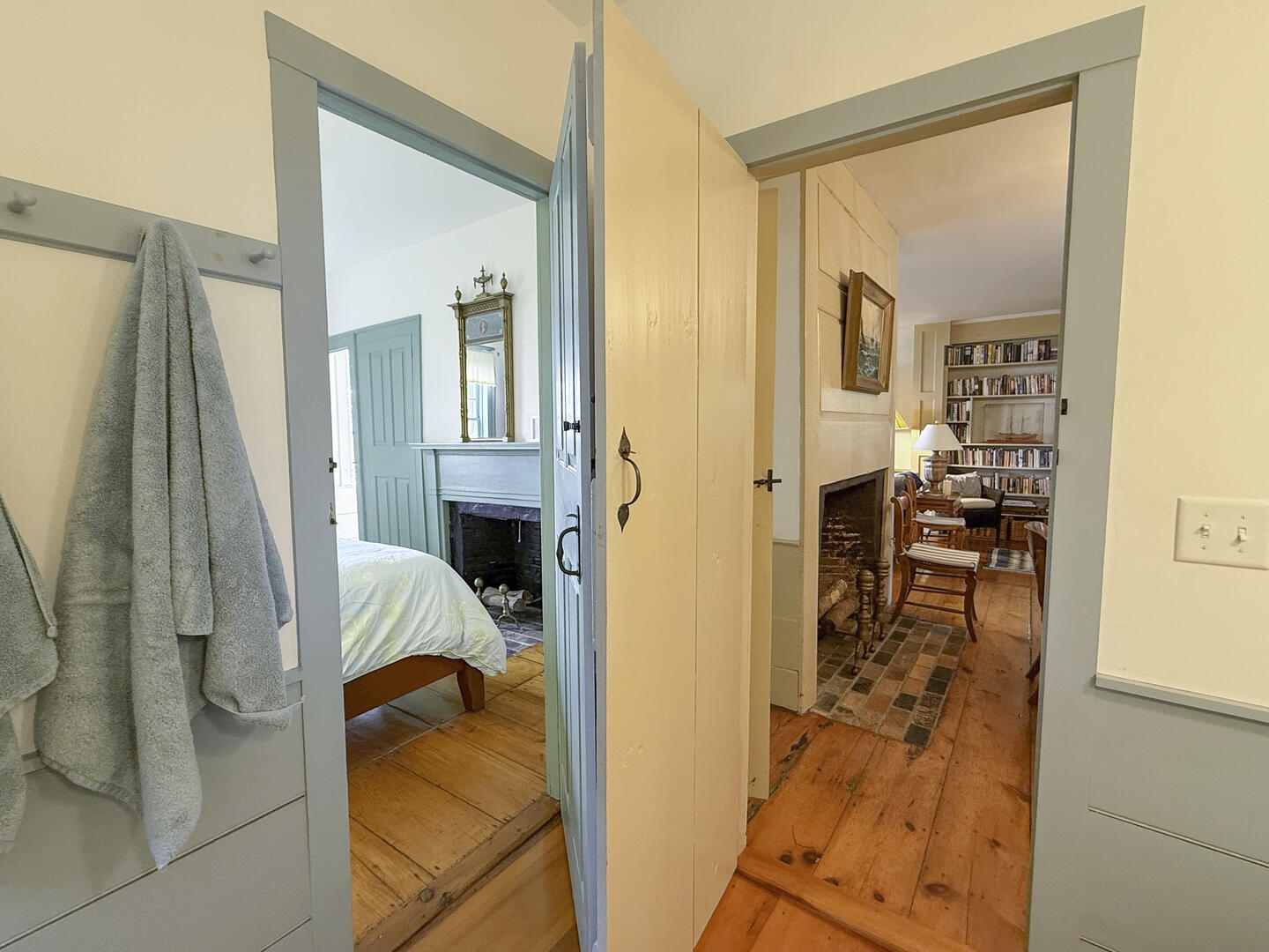 Adjoining Hall Bath with Tub and Hand Held Shower, First Floor
