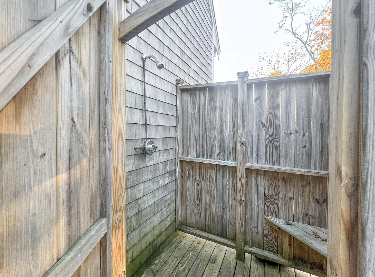 Enclosed Outdoor Shower