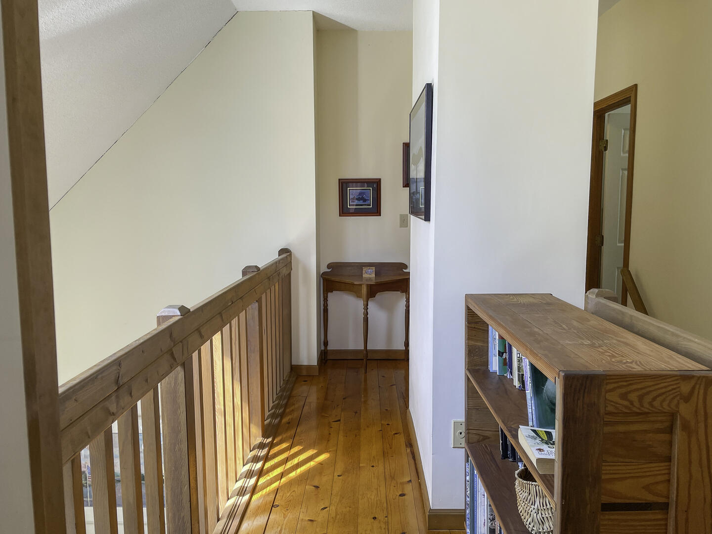 Second Floor Hall Between Bedrooms, Overlooks Living Room
