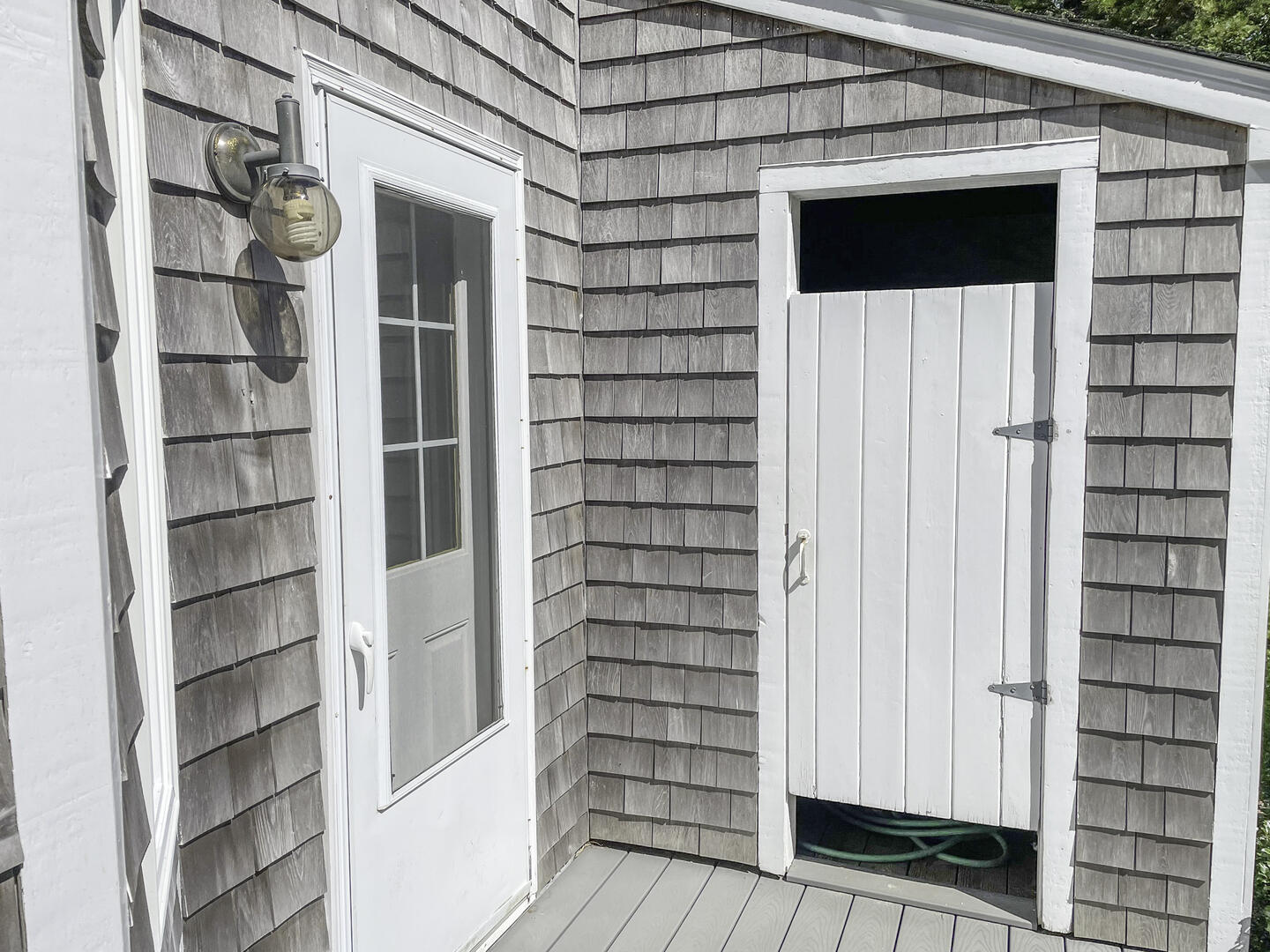 Outdoor Shower off Front Deck