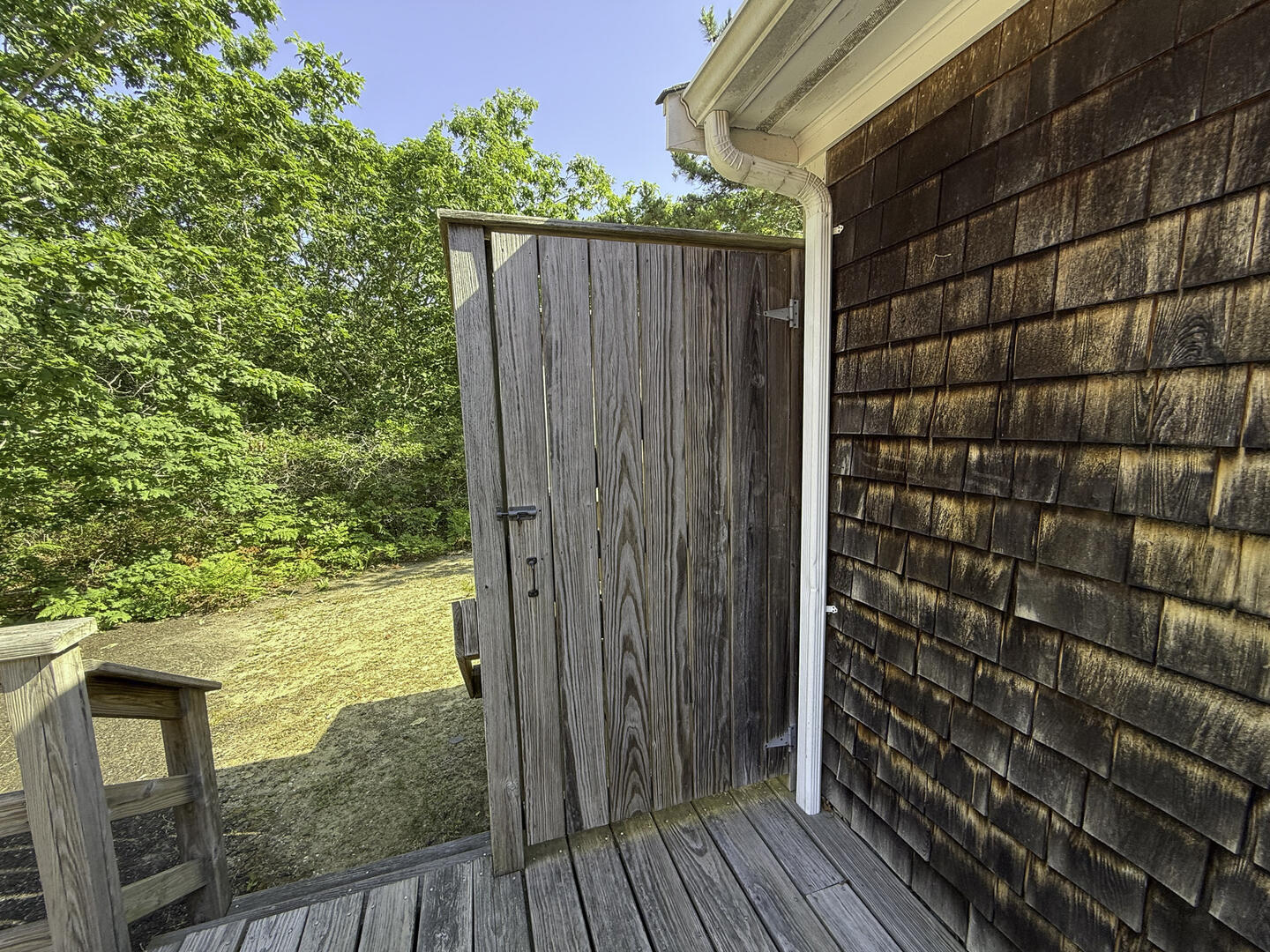 Enclosed Outdoor Shower