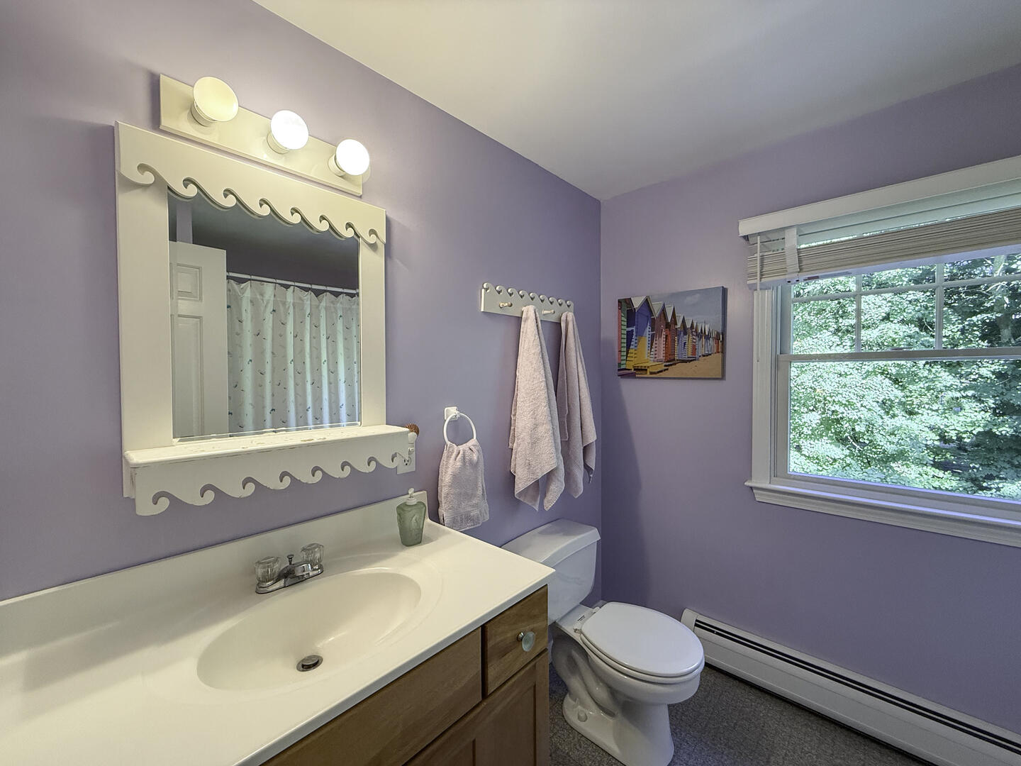 Hall Bath with Shower Tub Combo, Second Floor