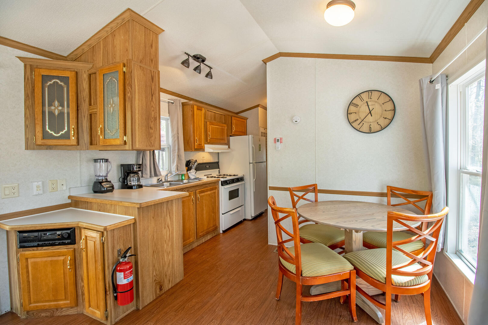 Vintage RV Camp Trailer at Wilderness Presidential 5