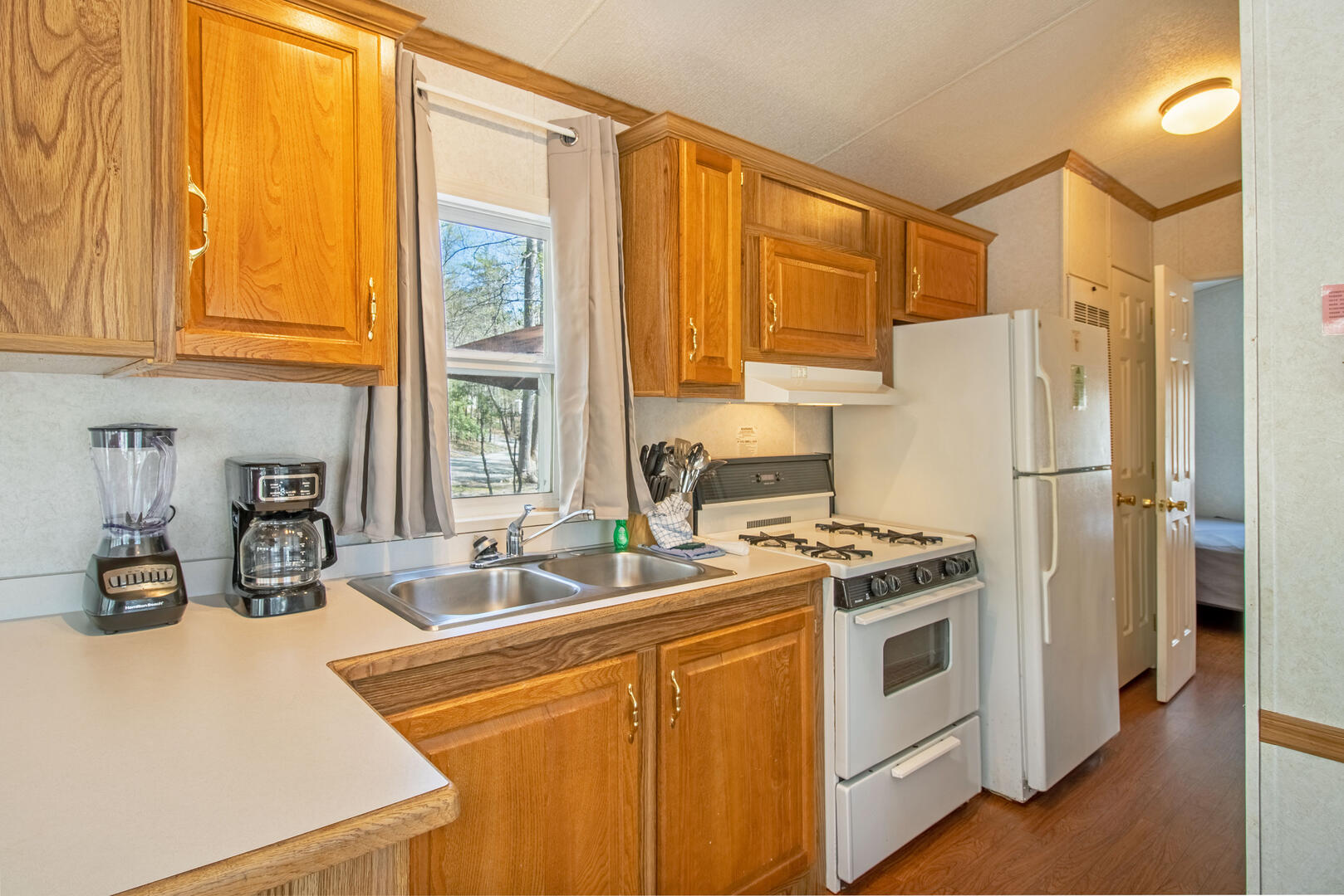 Vintage RV Camp Trailer at Wilderness Presidential 6