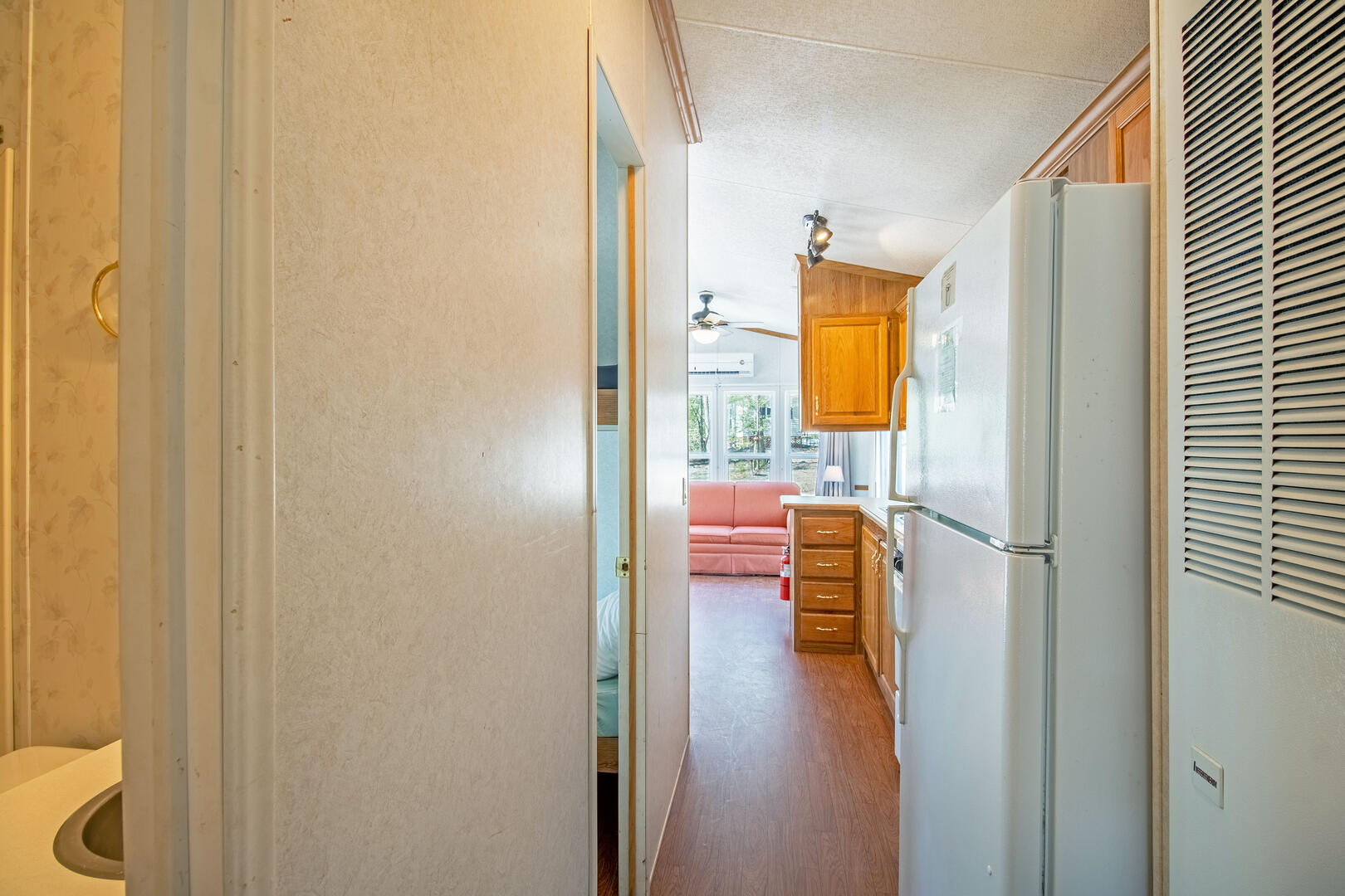 Vintage RV Camp Trailer at Wilderness Presidential 8