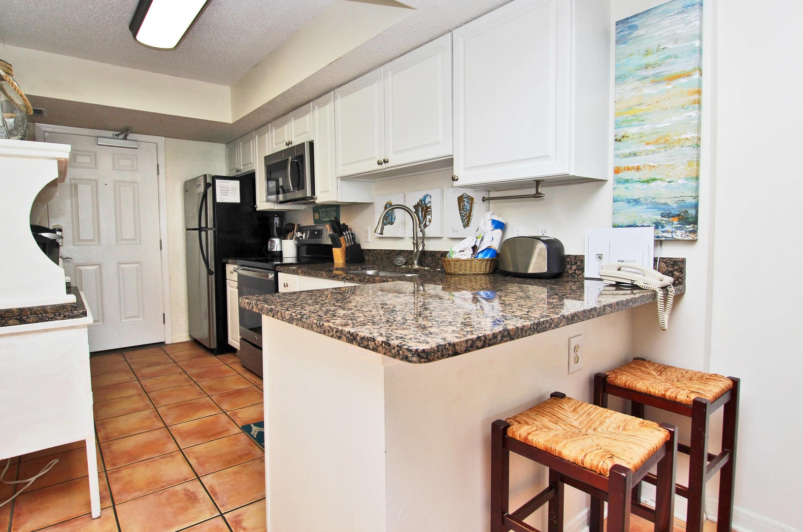 Kitchen with Bar Seating