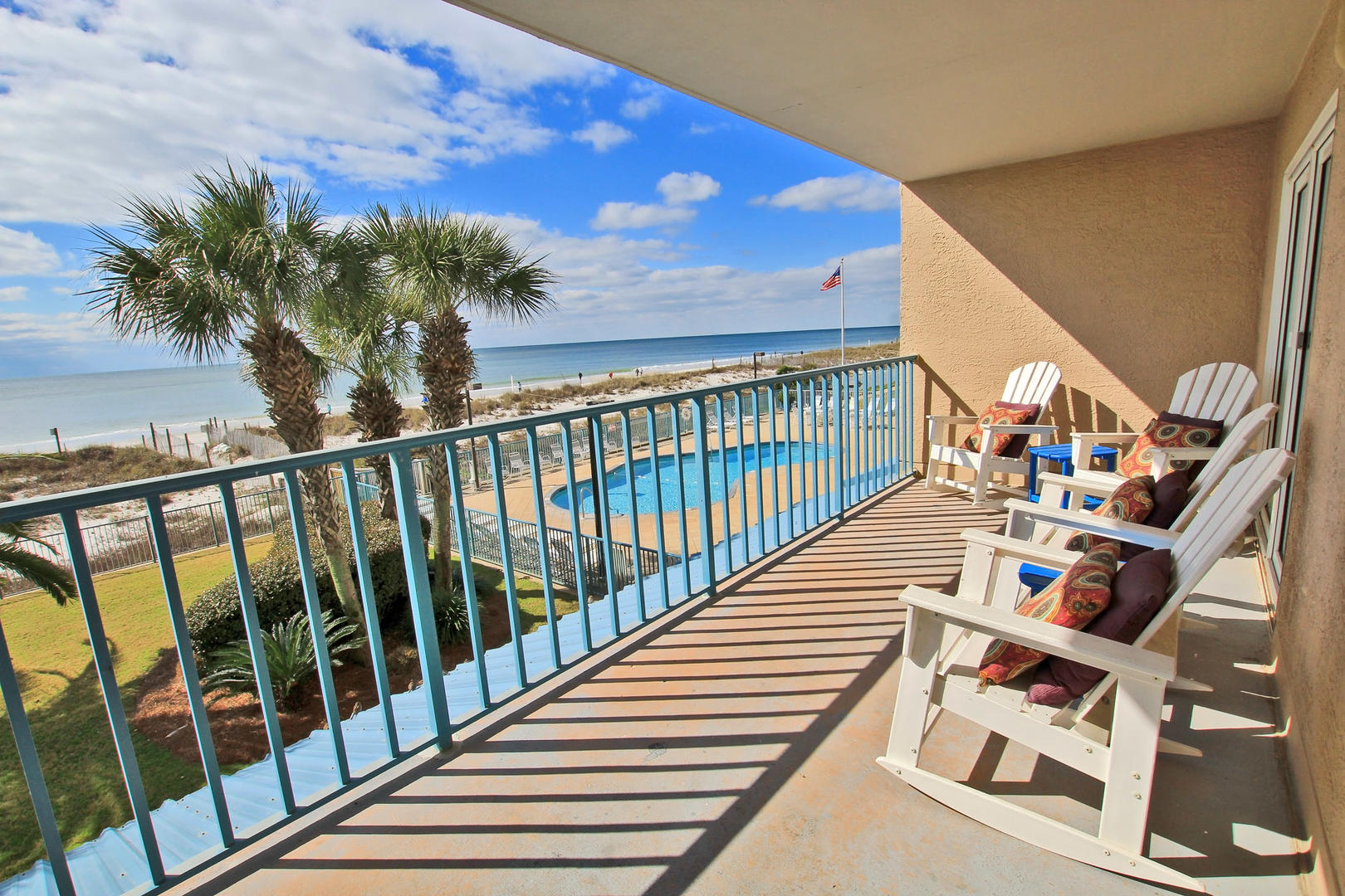 Gulf Front Balcony on the Gulf Shores Beach