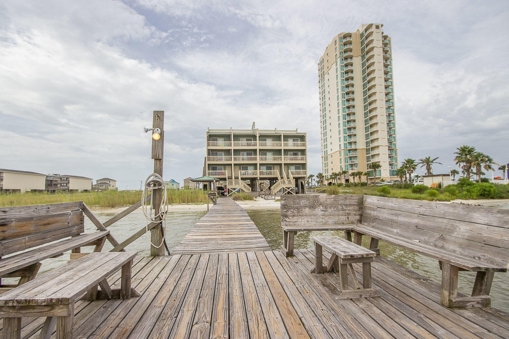 View to Summer House West from Dock