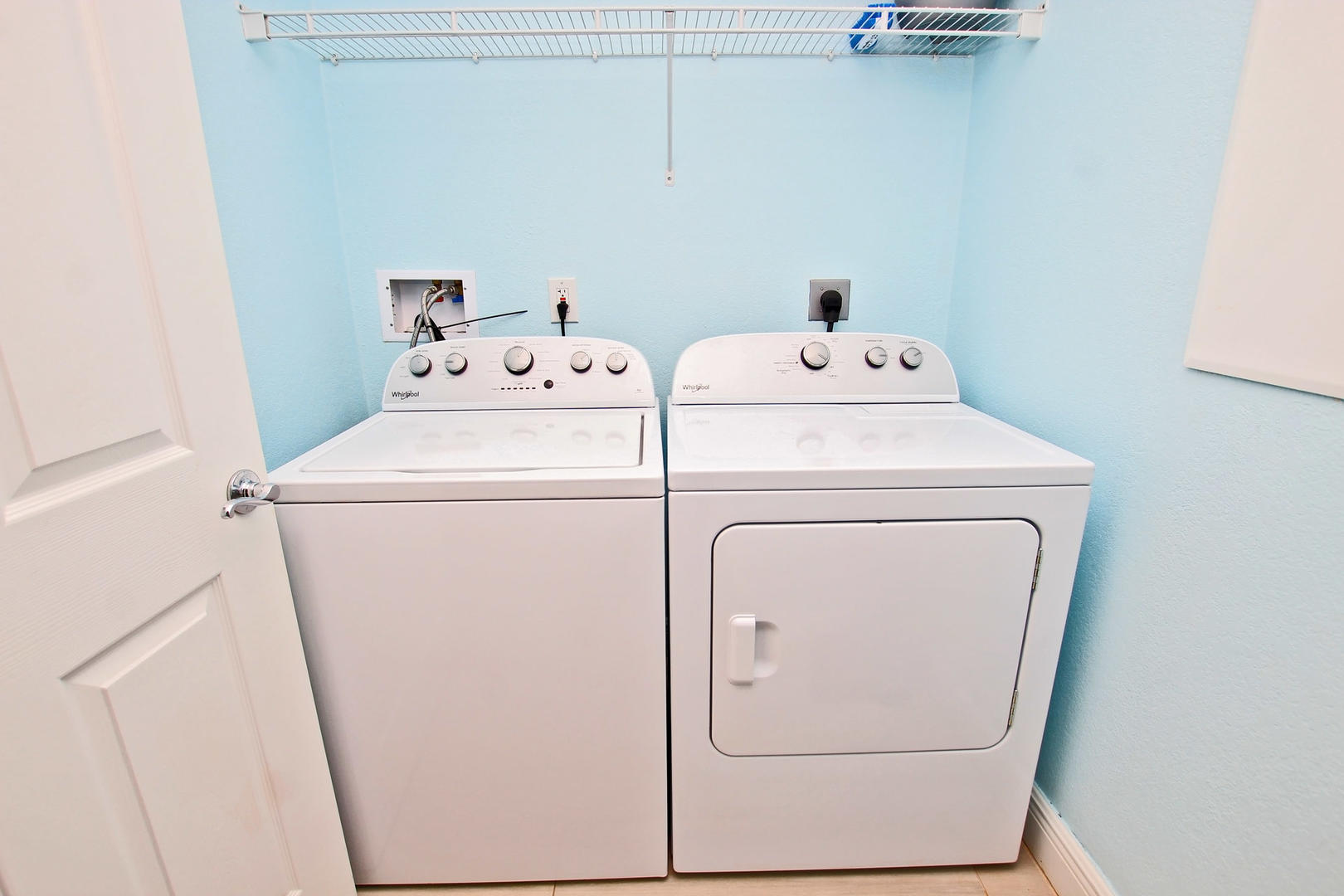 Laundry Room Inside the Condo