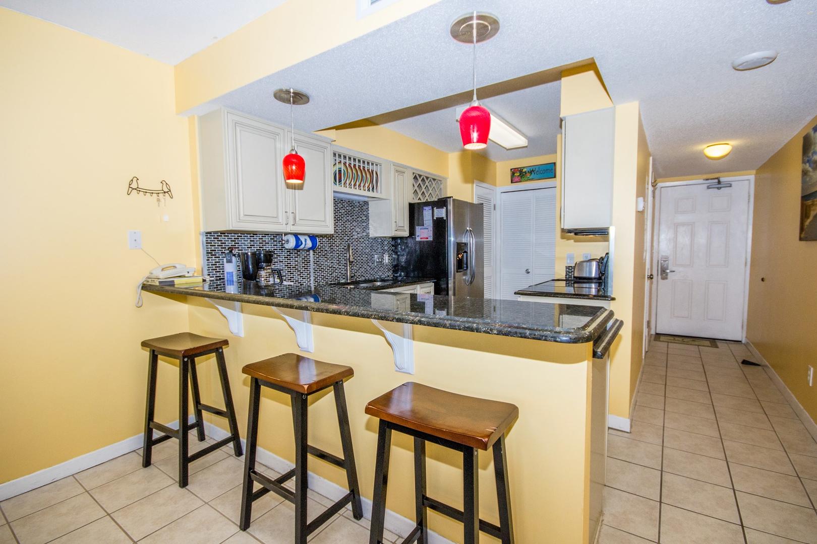 Kitchen with Bar Seating