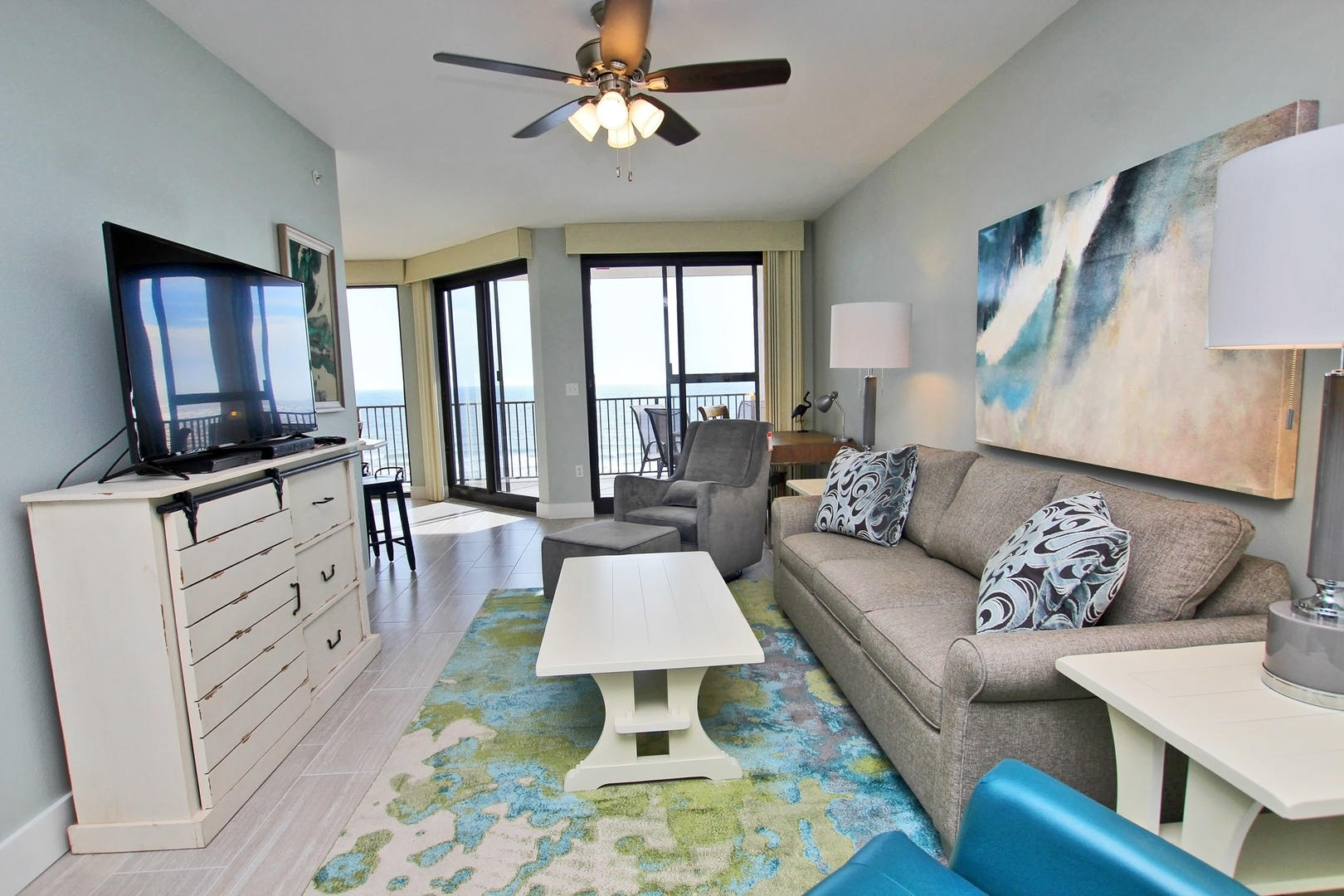 8th Floor Gulf Front Condo with a Large Balcony