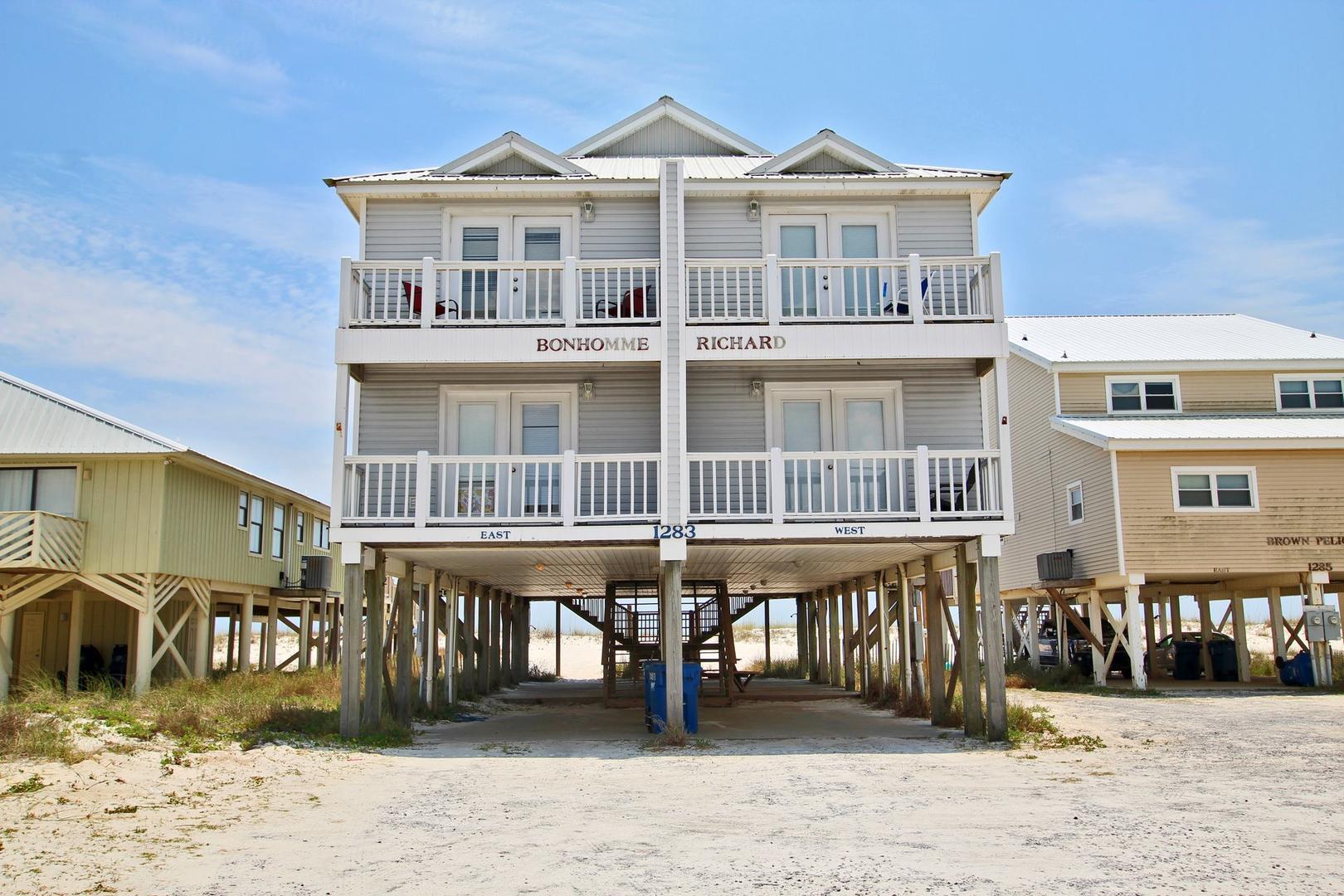 2 Story Gulf Front Duplex in Gulf Shores, Alabama